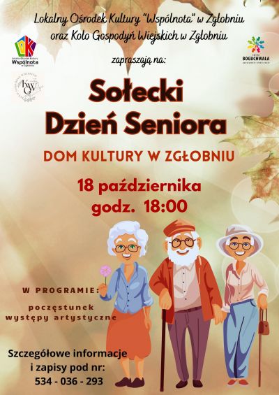 Serdecznie zapraszamy na Sołecki Dzień Seniora w Zgłobniu